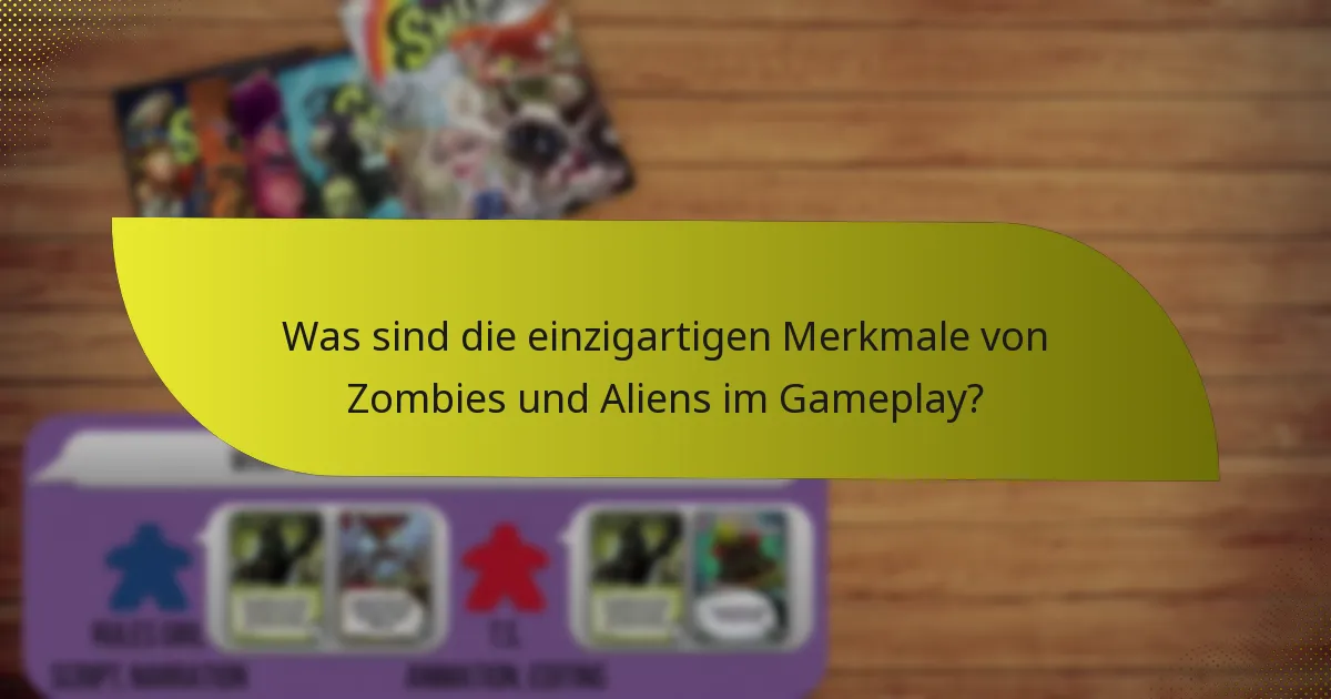 Welche taktischen Strategien können mit der Zombie-Alien-Kombination eingesetzt werden?