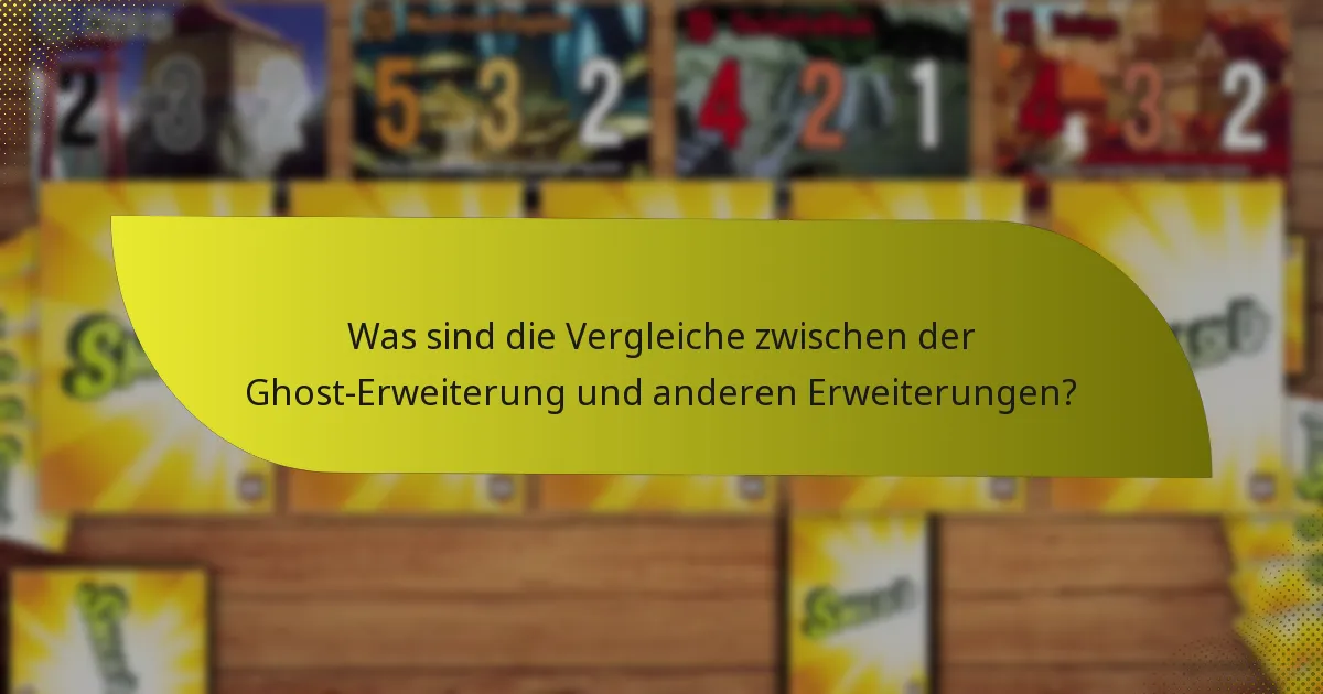 Welche Schlüsselkarten sind in der Ghost-Erweiterung enthalten?