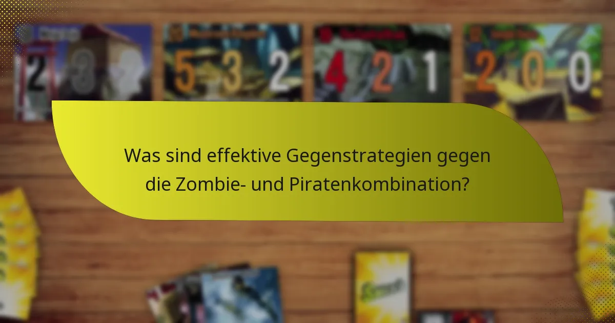 Wie vergleicht sich die Zombie- und Piratenkombination mit anderen Fraktionen?
