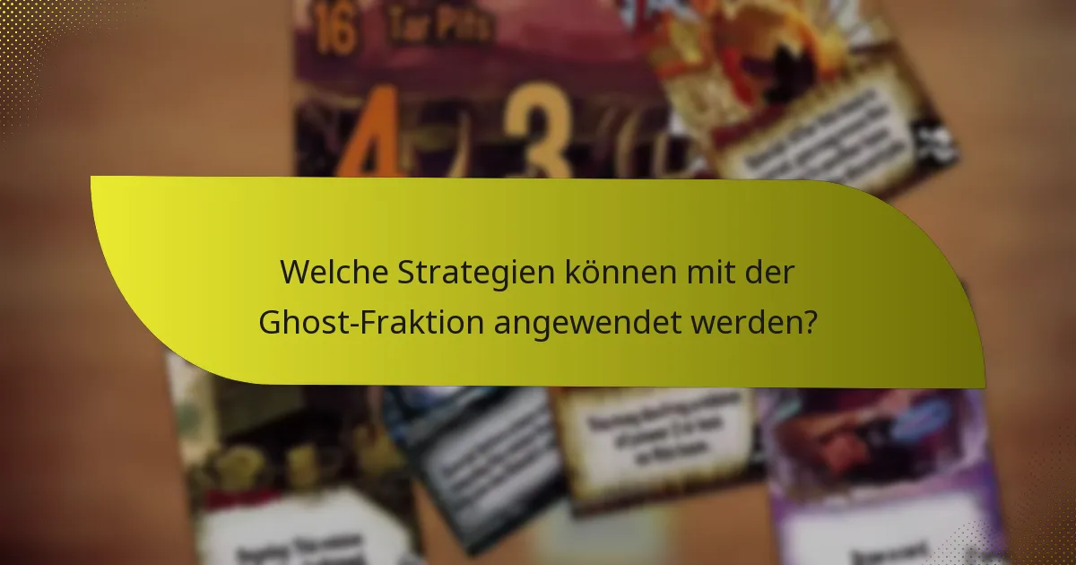 Wie schneidet die Ghost-Fraktion im Vergleich zu anderen Fraktionen ab?